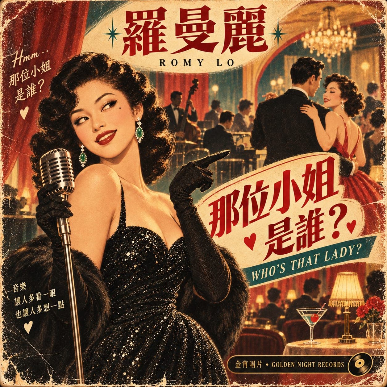 《那位小姐是誰?》封面,Romy Lo 羅曼麗